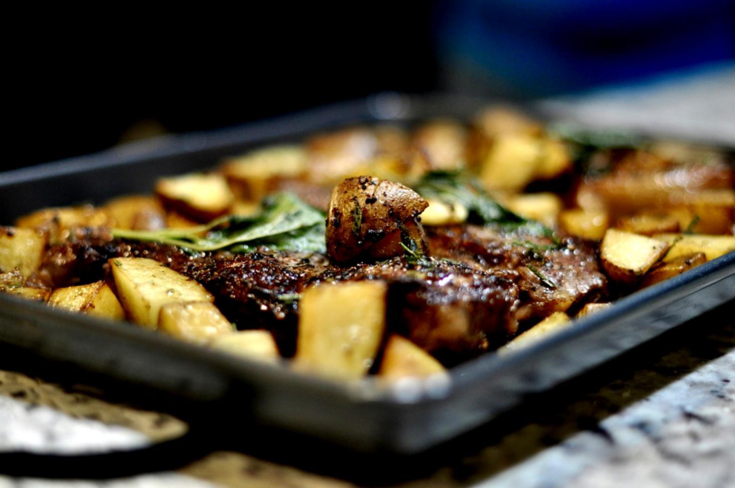 Completed plant-based dishes during practical cooking exercise